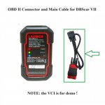 OBD2 Connector and Main Cable for LAUNCH CRP919BT CRP919EBT